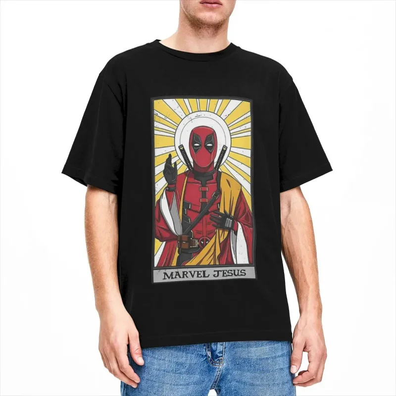 Marvel Jesus Deadpool T-shirt - Image 4