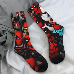 Deadpool Multiverse Socks - Many Mercs Footwear