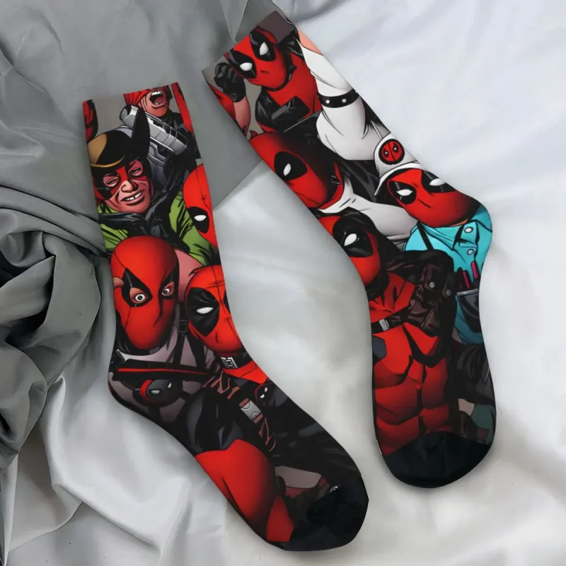 Deadpool Multiverse Socks - Many Mercs Footwear