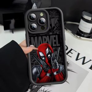 Deadpool Matte Black iPhone Case