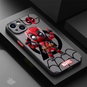 Deadpool iPhone Armour – Anti-Fingerprint Silicone TPU