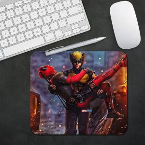 Deadpool vs Wolverine Rivalry Gaming Mat