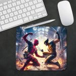 Deadpool vs Wolverine Desk Essential – Anti-Slip Comic Art Masterpiece