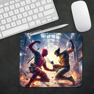 Deadpool vs Wolverine Desk Essential – Anti-Slip Comic Art Masterpiece