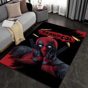 Deadpool Bedroom Rug – Anti-Slip Polyester Kids’ Room Essential