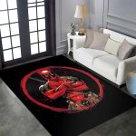 Deadpool Rug for Gaming – Durable Floor Anchoring