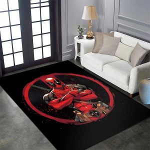 Deadpool Rug for Gaming – Durable Floor Anchoring