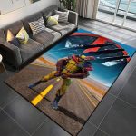 Deadpool & Wolverine Rug – Triple-Layer Grip Polyester