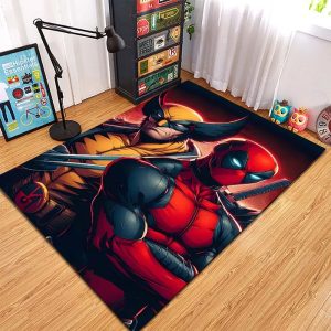 Deadpool & Wolverine Mat – Anti-Slip Polyester Premium Pile