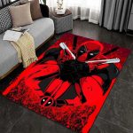 Deadpool Floor Mat – Plush Polyester Comfort