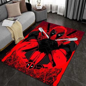 Deadpool Floor Mat – Plush Polyester Comfort