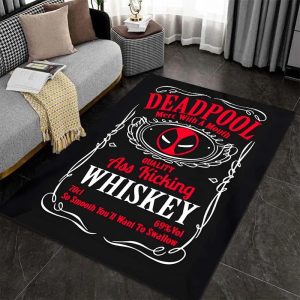 Deadpool Statement Rug – Polyester Durability Bold Graphics