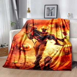 Deadpool vs Wolverine Sofa Throw – Spill-Proof Furniture Protector
