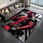 Deadpool Comic-Inspired Rug