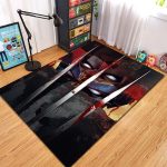 Wolverine Ferocity Deadpool Humour Rug – Plush Floor Mat for Bedrooms