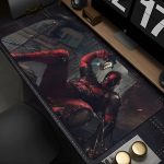 Funny Deadpool Gaming Mouse Mat – Witty Design