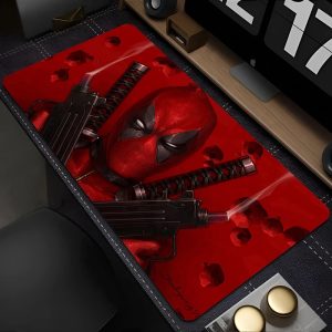 RGB Deadpool Gaming Mouse Mat – Comic Keyboard
