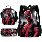 Deadpool Kids Backpack Set – 3-in-1 School Essentials Comic Design