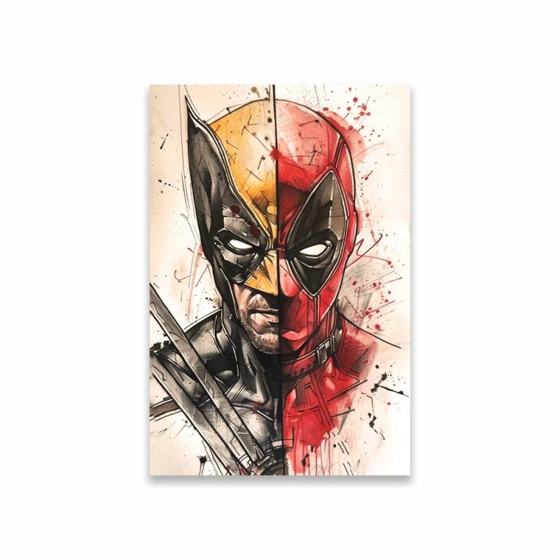 3 in 1 Deadpool & Wolverine Poster for Streamers – Background Décor - Image 6