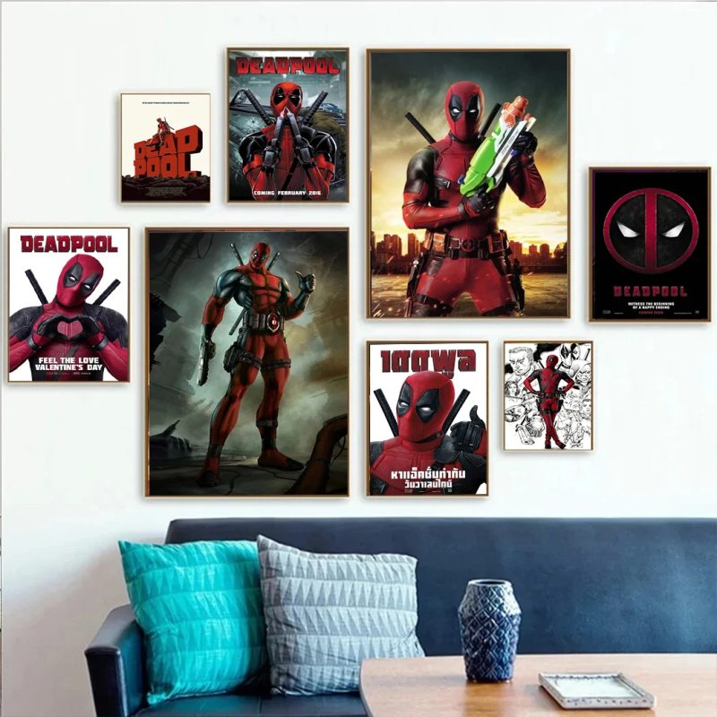 Deadpool Art Print – Motivational Pop Culture - Image 4
