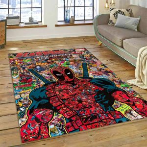 Deadpool Rug for Cosy Dens – Plush Underfoot Comfort