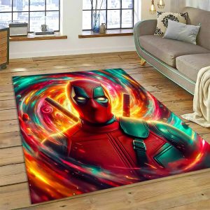 Deadpool Rug - Durable Floor Protector HD Artwork