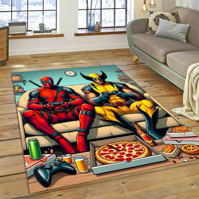 Deadpool Kids’ Room Rug – Anti-Slip Hypoallergenic Play Mat
