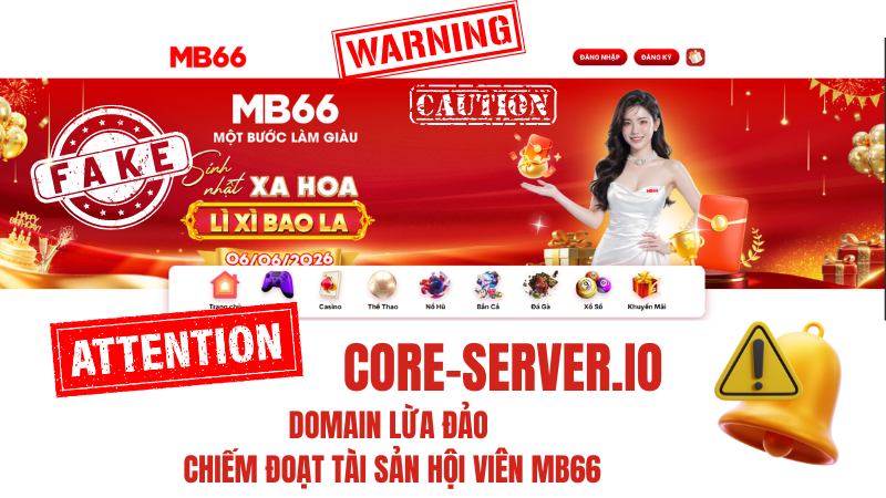 Hành vi lừa đảo chiếm đoạt tiền nạp tại core-server.io